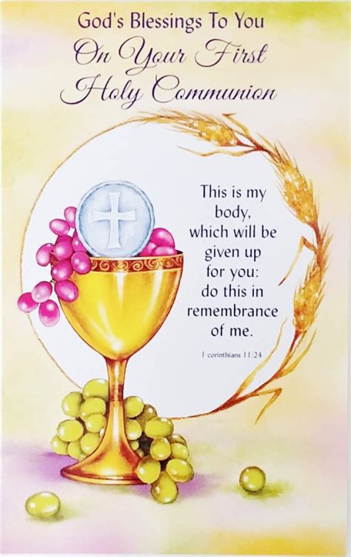 communion card message