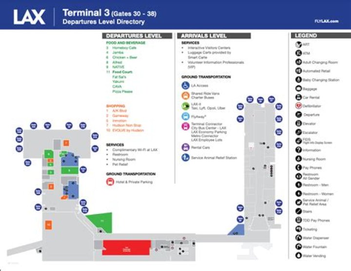 compass airlines lax terminal