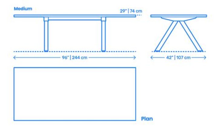 conference table height