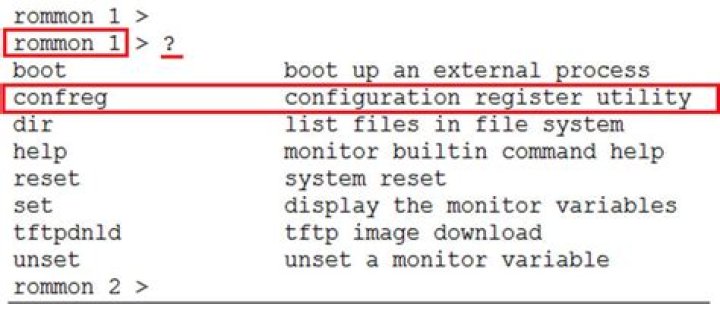 configuration register is 0xf