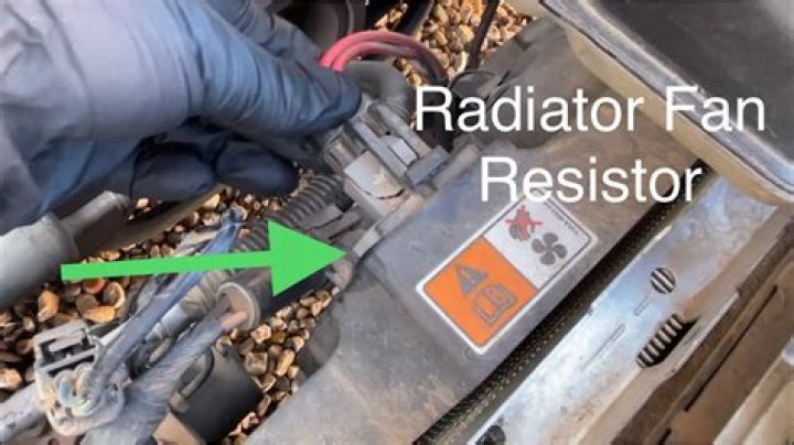 cooling fan resistor