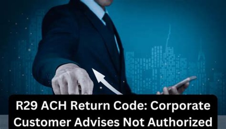 corporate customer advises not authorized