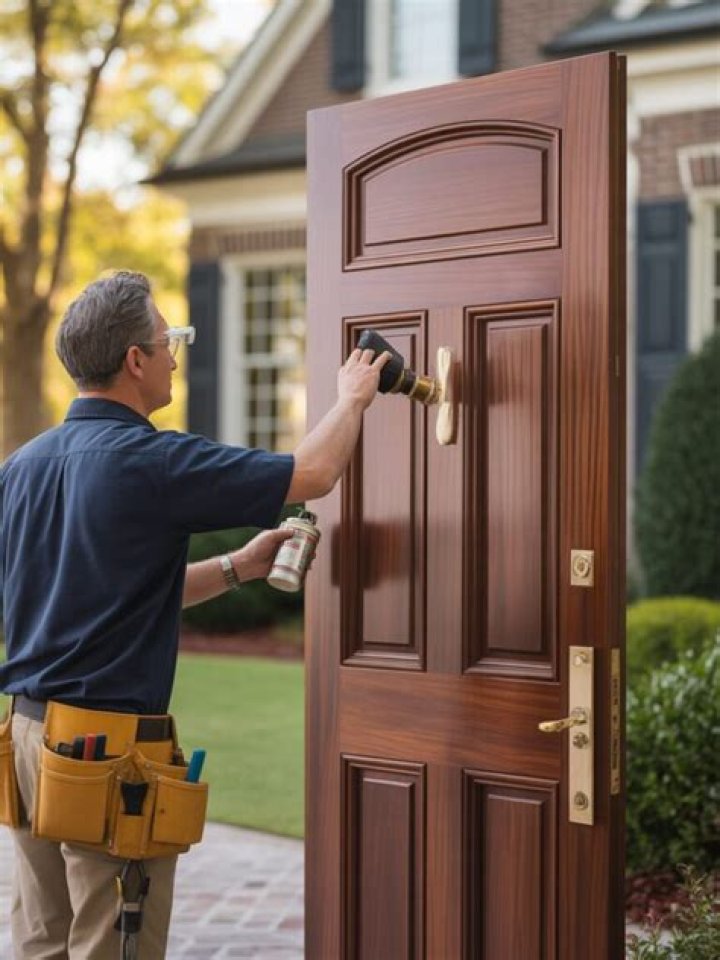 cost to refinish front door