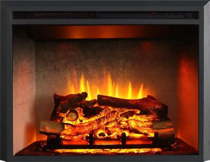 crackling electric fireplace