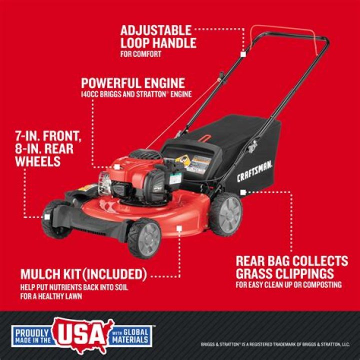 craftsman lawn mower briggs and stratton