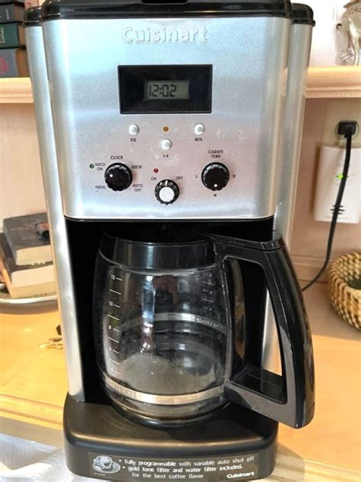 cuisinart coffee maker overflowing