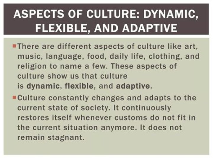 culture is dynamic flexible and adaptive example in the philippines