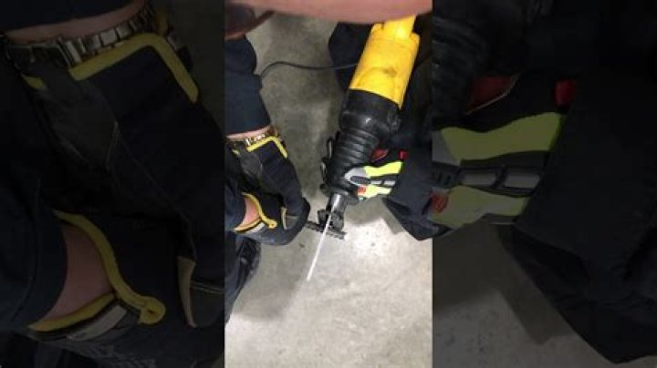 cutting rebar with sawzall