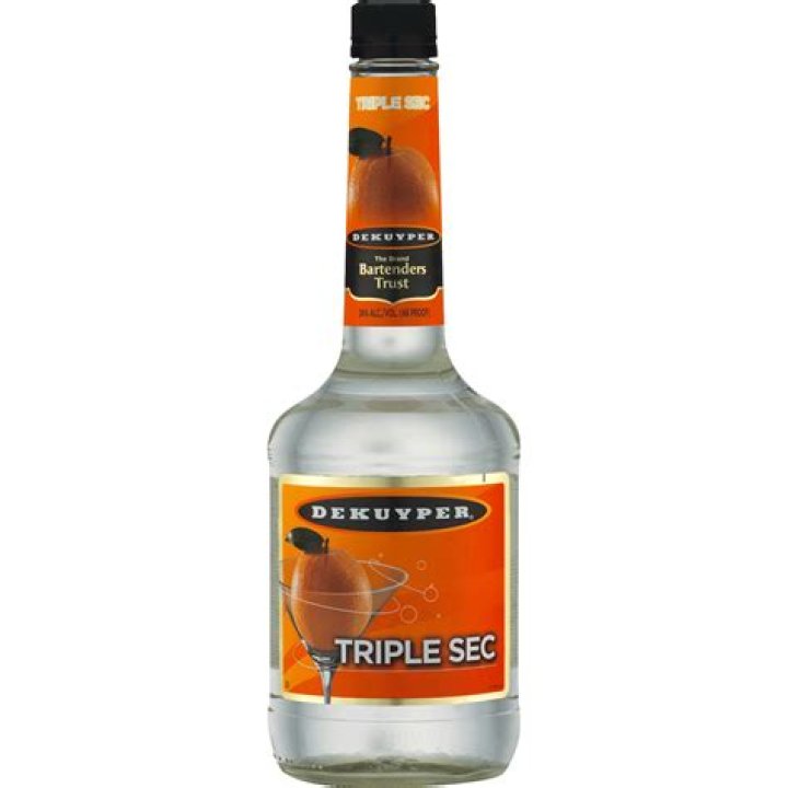 dekuyper triple sec alcohol content