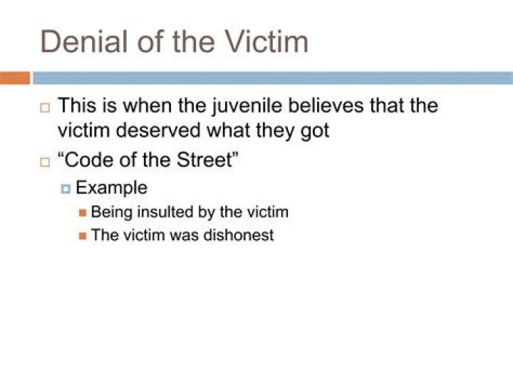 denial of victim