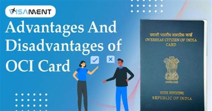 disadvantages of oci card