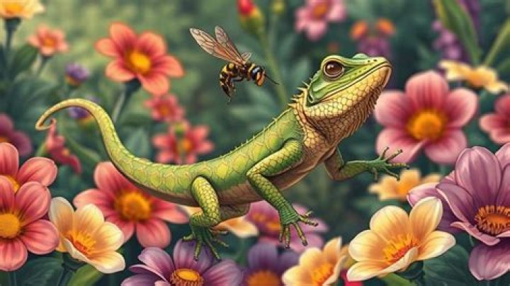 do lizards eat wasps