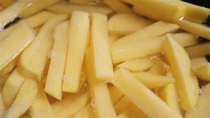 do you soak fries in hot.or.cold water