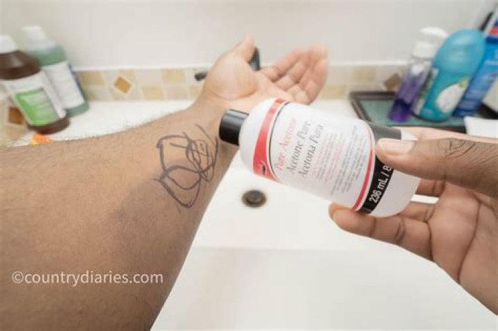 does acetone remove sharpie