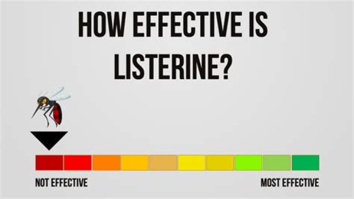 does listerine kill mosquitoes