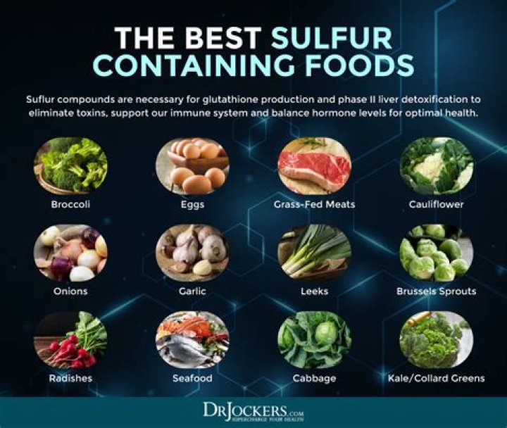 does onion contain sulphur