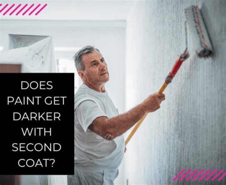 does paint get darker with second coat