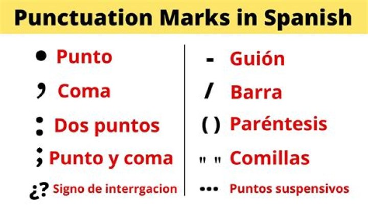 does spanish use commas