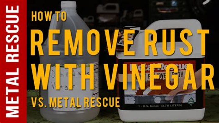 does vinegar rust metal