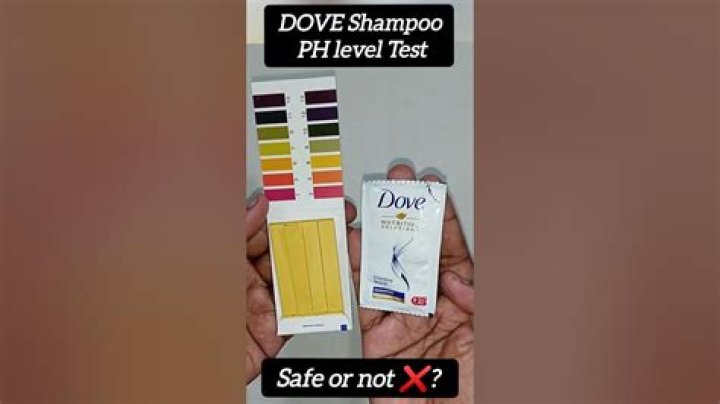 dove shampoo ph level