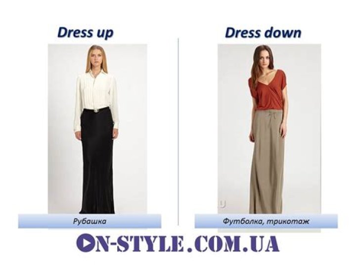 dress up vs dress down