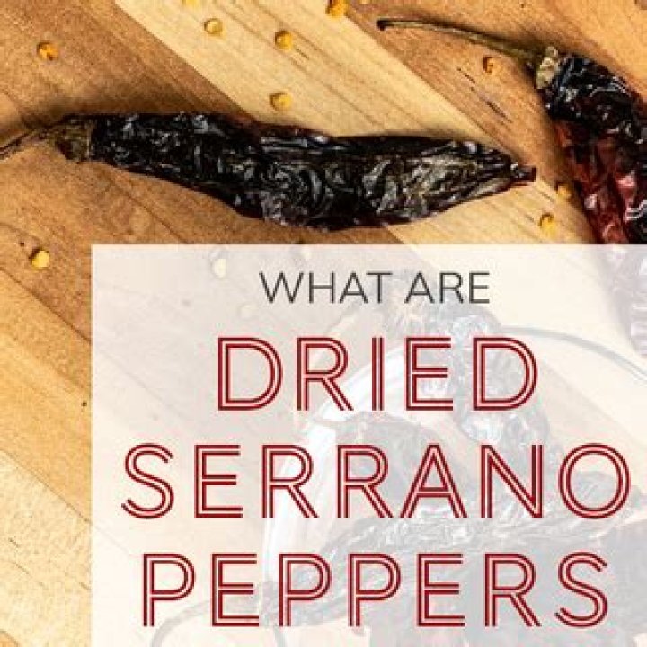 dried serrano peppers
