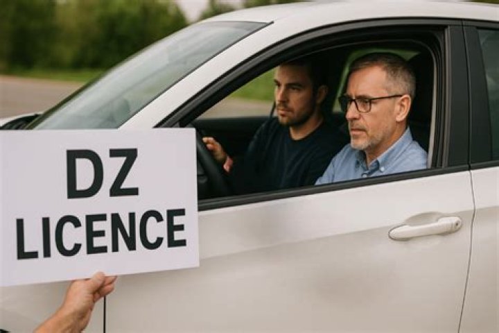 dz license test cost