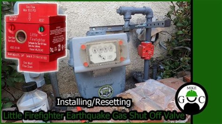 earthquake gas shut off valve reset