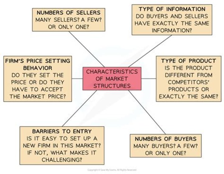 explain the characteristics of different business markets answer