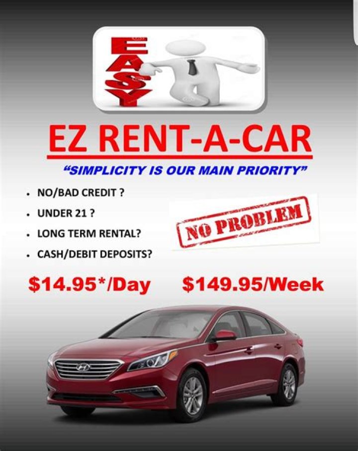 ez rent a car deposit
