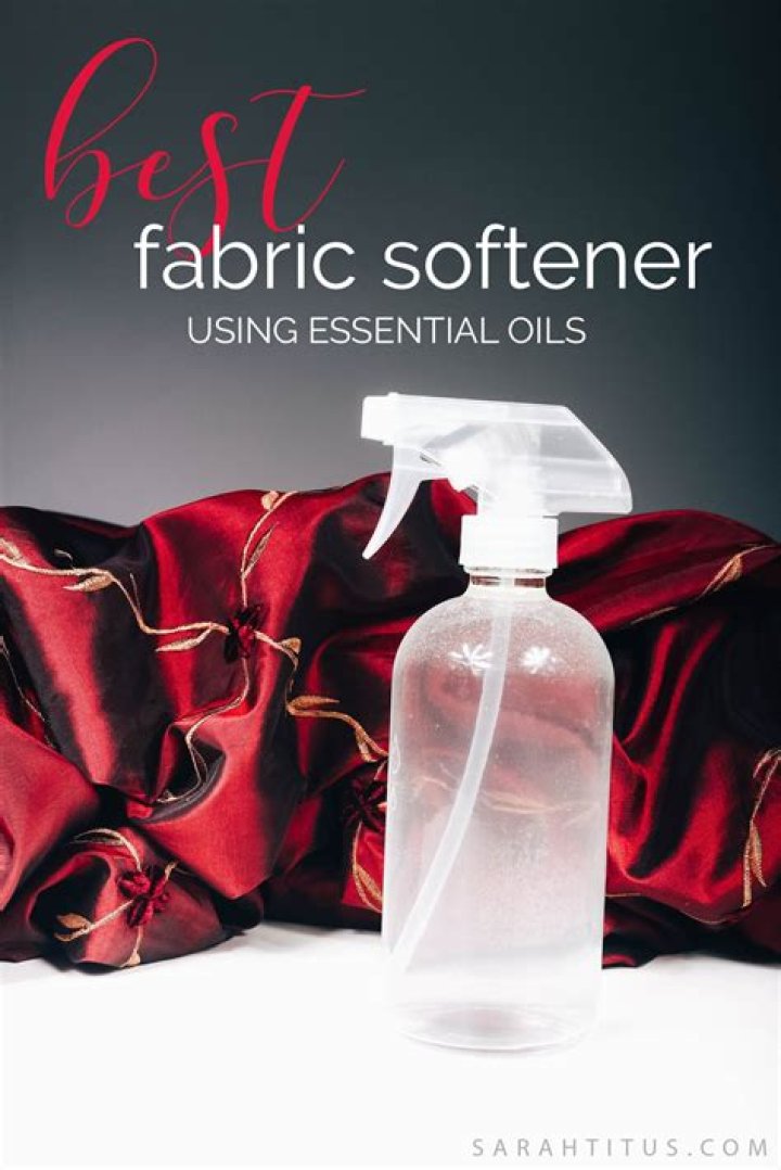 fabric softener and water spray