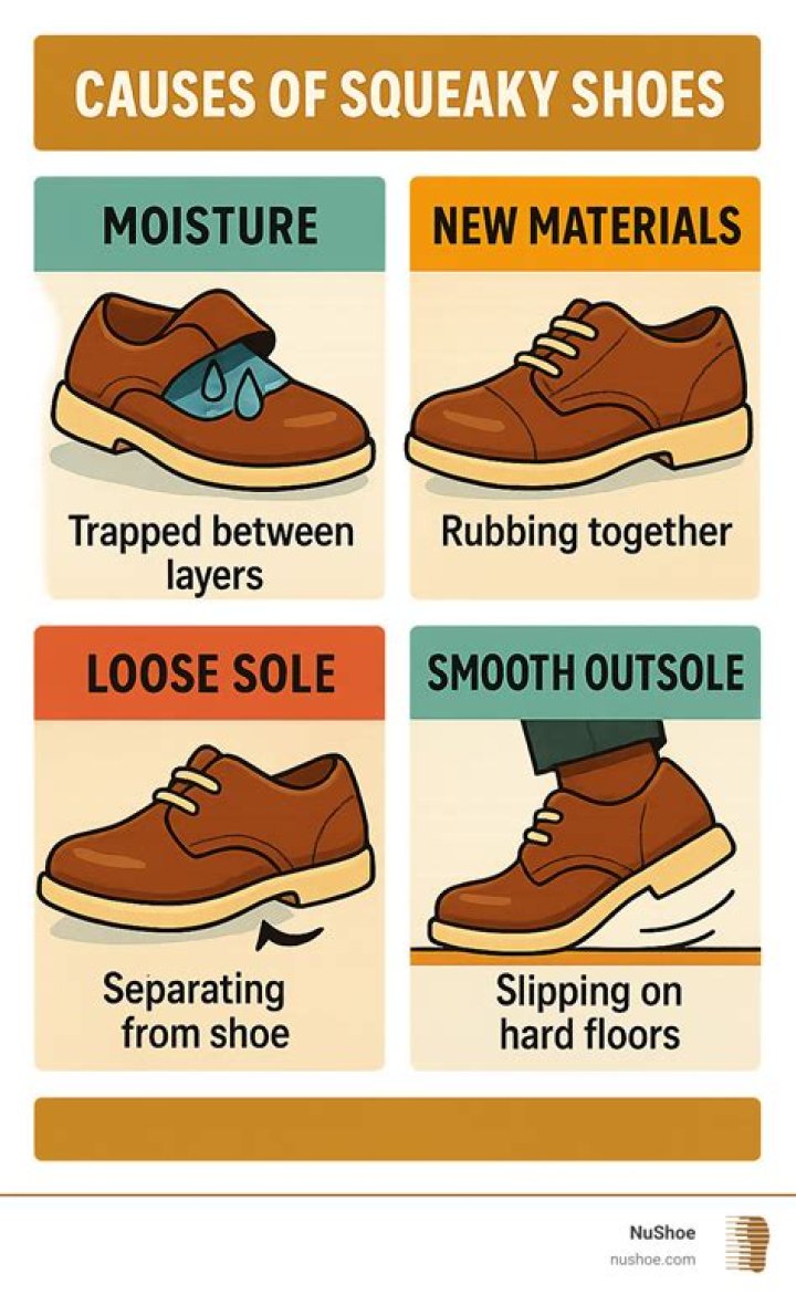 fix squeaky dress shoes