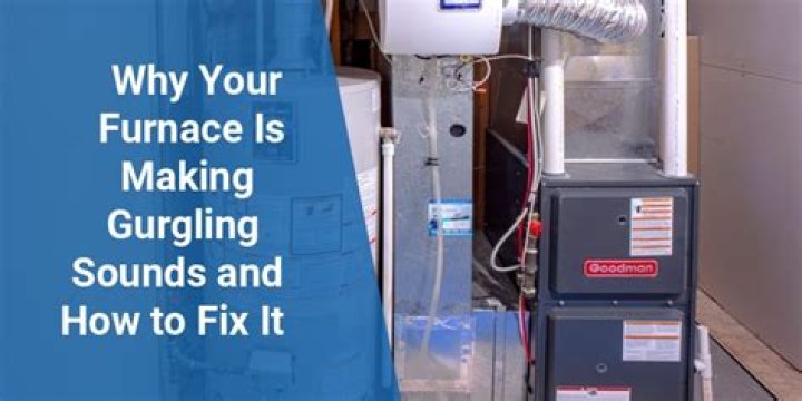 furnace gurgling sound