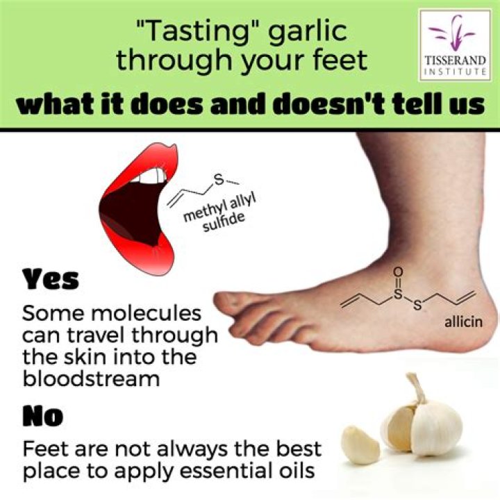 garlic on feet benefits