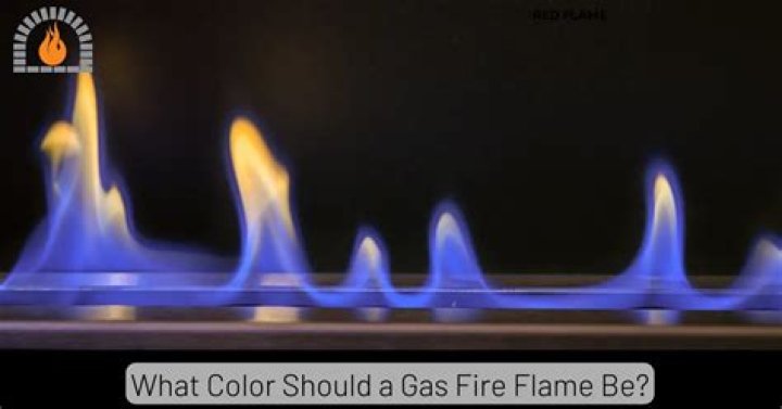 gas fireplace flame color
