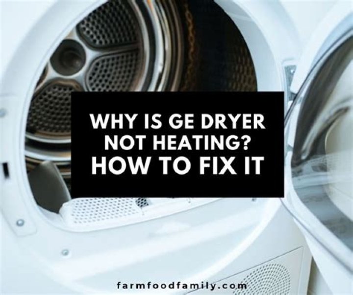 ge dryer not heating