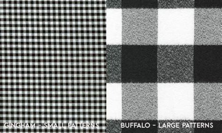 gingham vs buffalo check