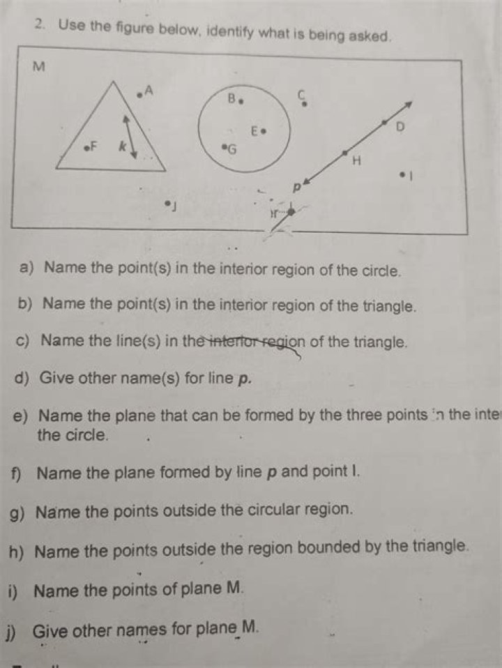 give other names for plane m