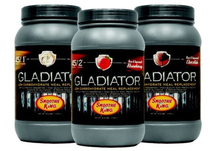 gladiator protein smoothie king