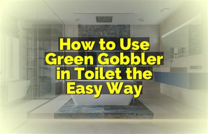 green gobbler toilet instructions