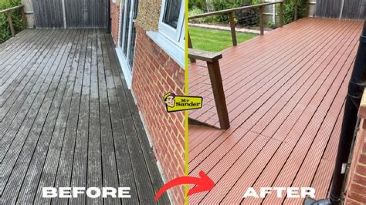 grooved decking sander