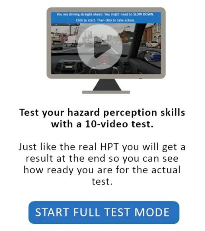 hazard perception test vic 2020