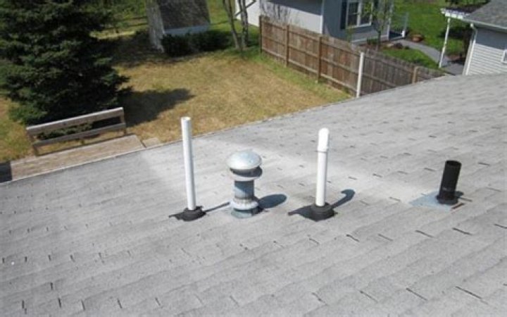 high efficiency furnace venting through roof