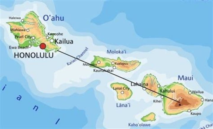 honolulu to maui distance