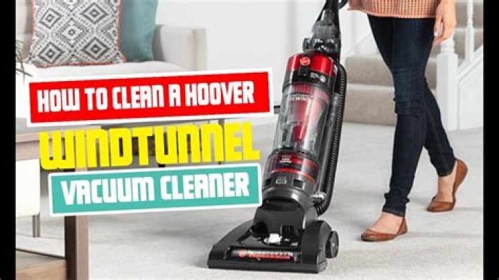 hoover windtunnel filter cleaning