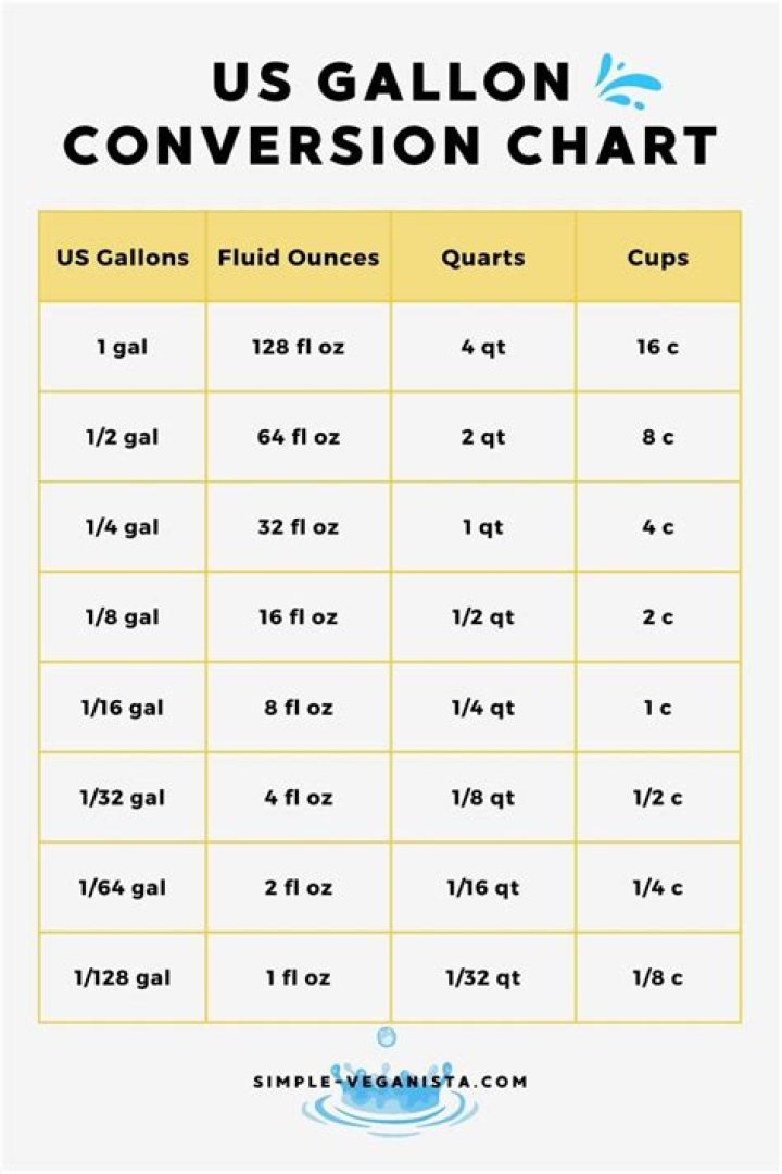 how big is a gallon