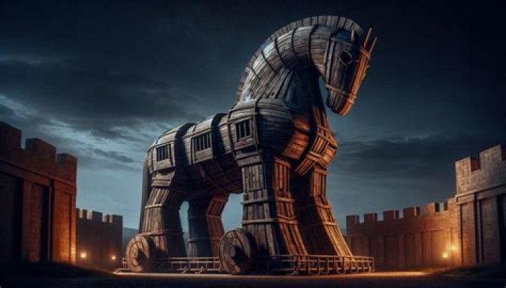 how big was the trojan horse