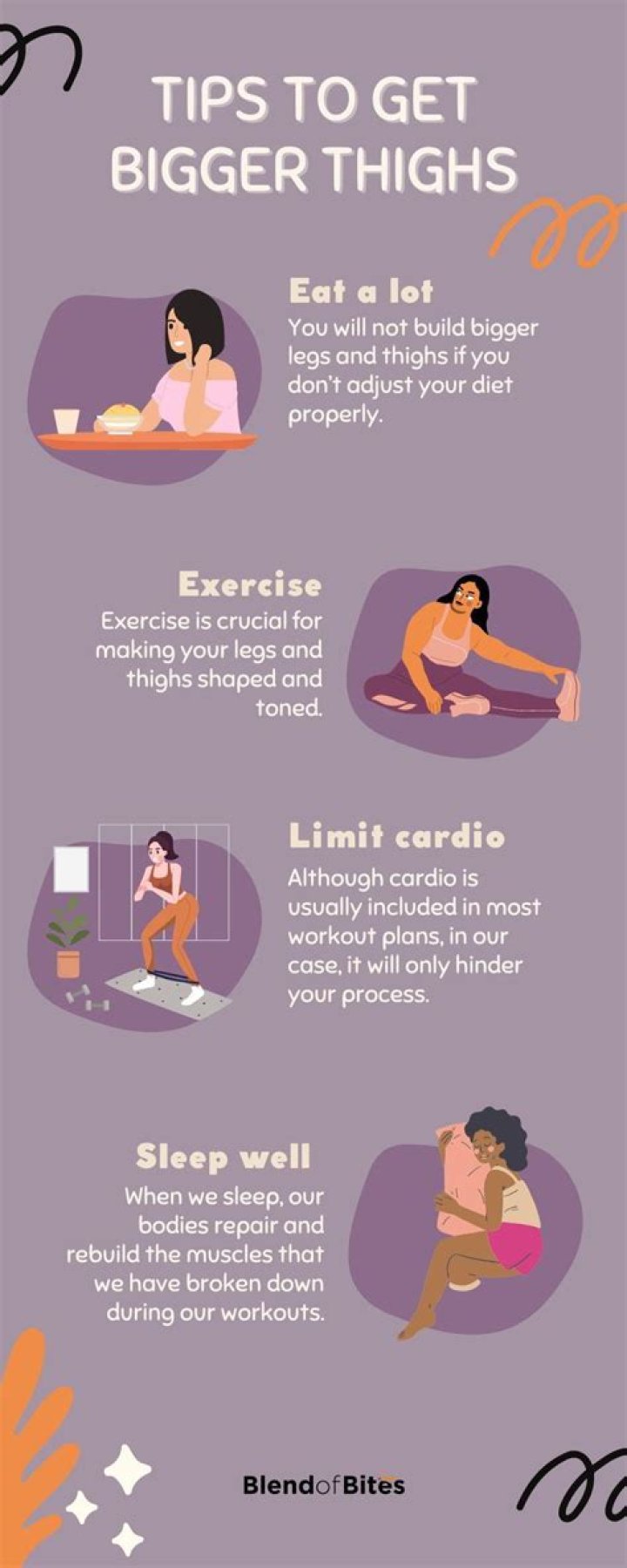How can I make my thighs fatter?