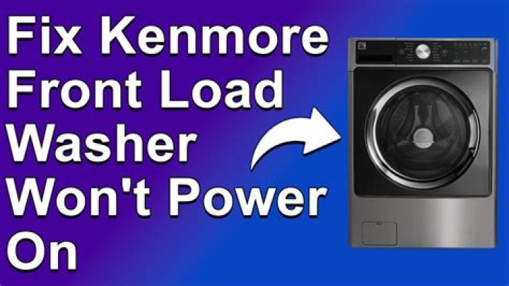 how do i reset my kenmore front load washer