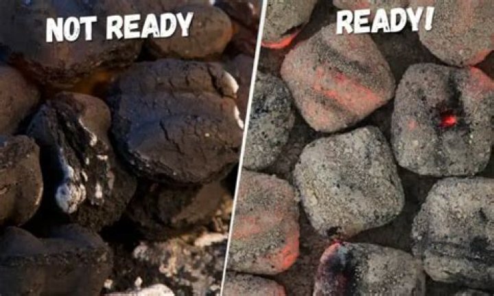 how do you know when charcoal is ready